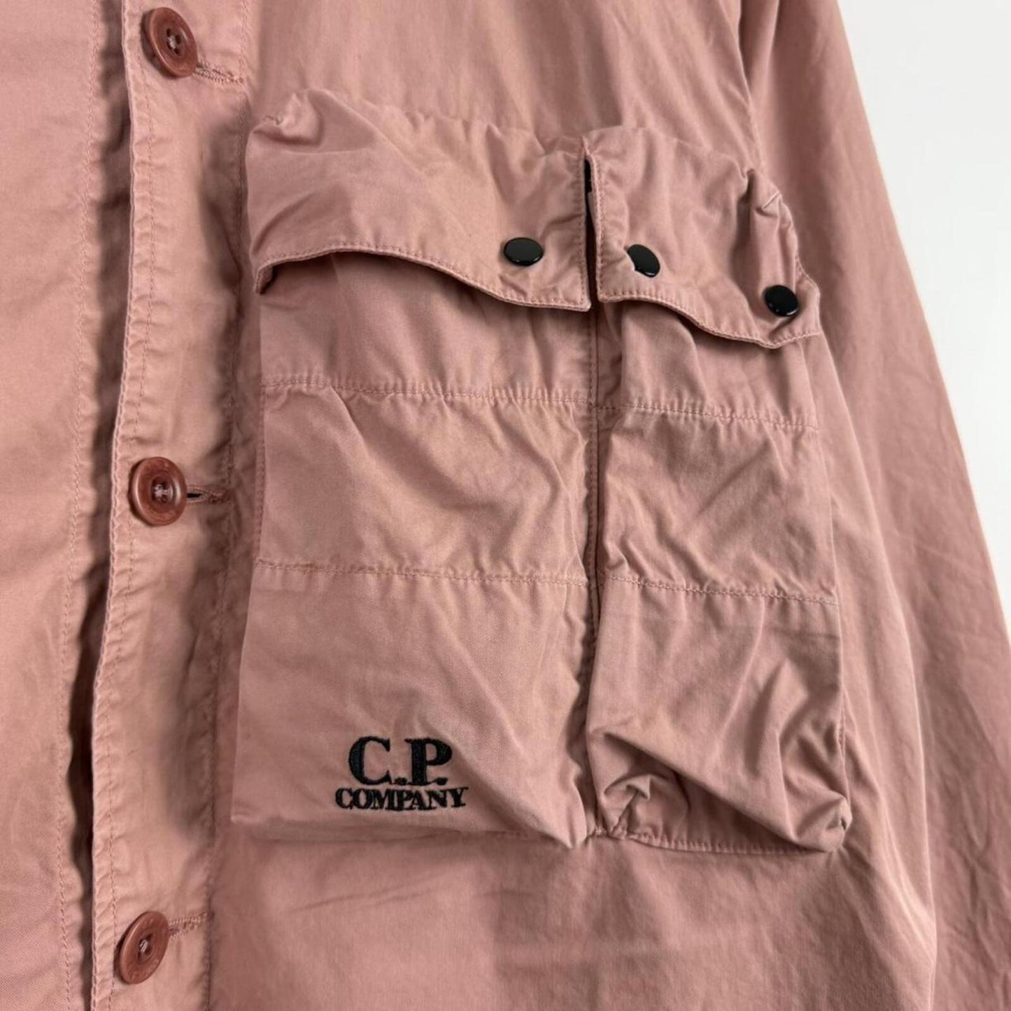 CP Company Logo Pocket Shirt Dusty Pink (M)