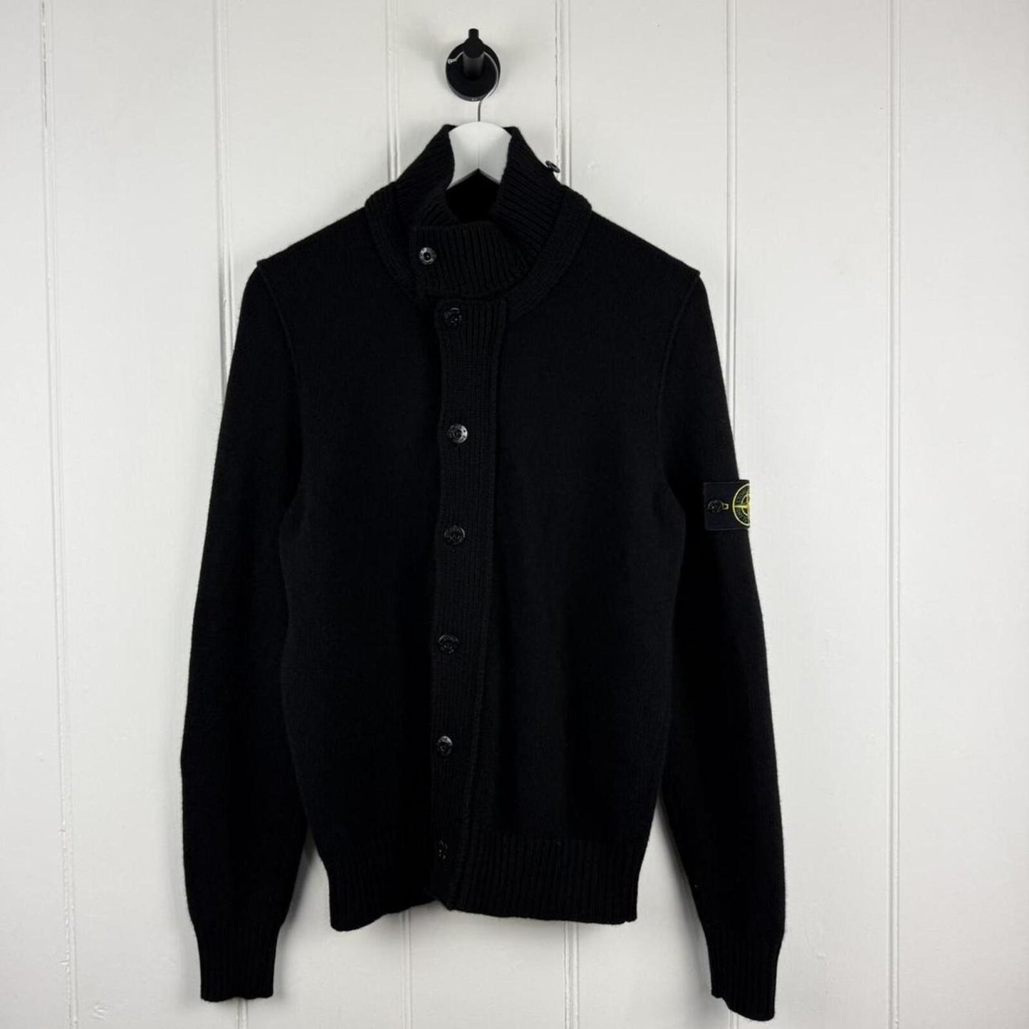 Stone Island Button Neck Knit Jumper (M)