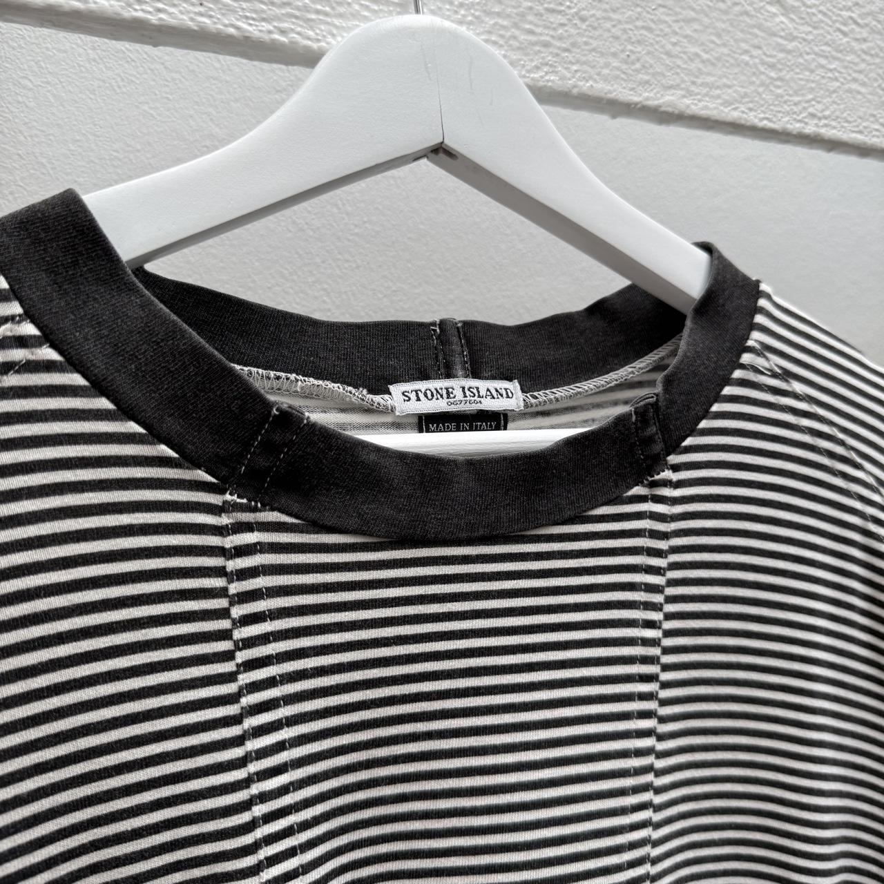00’s Stone Island Striped Marina T-shirt (L)