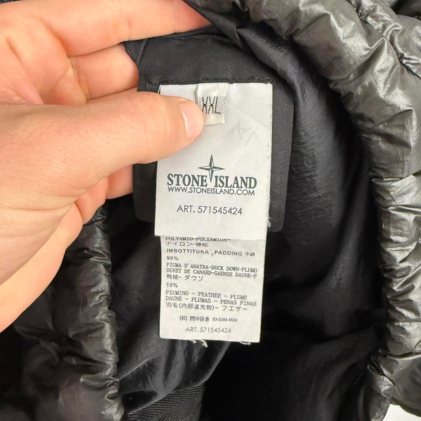 Stone Island Garment Dyed Down Jacket (XXL)