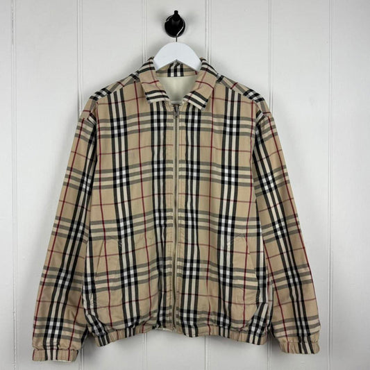 Vintage Burberry Reversible Check Harrington (M/L)