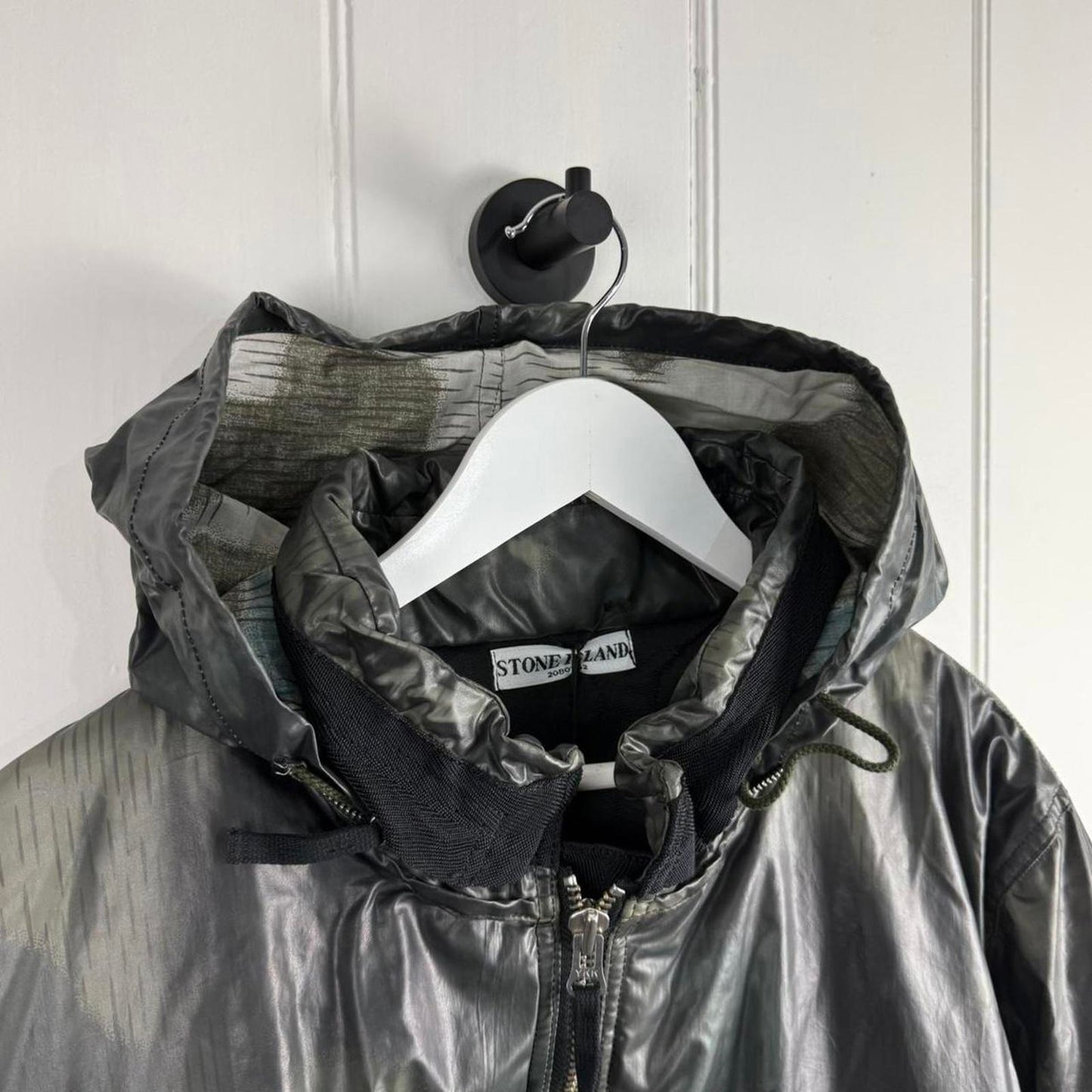Stone Island Ice Camo Bomber Jacket (XXL)