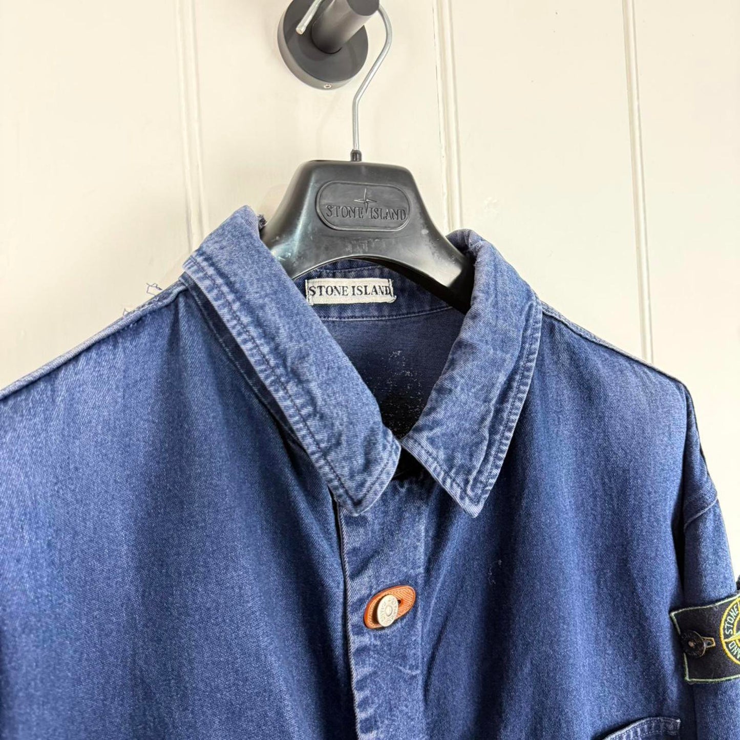 Stone Island 1986 Denim Carpenter Jacket (L/XL)
