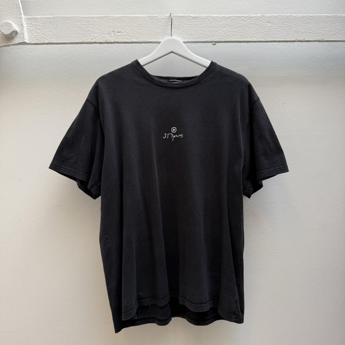 Stone Island Denims Vintage 2000s Logo T-Shirt – Washed Black (L)