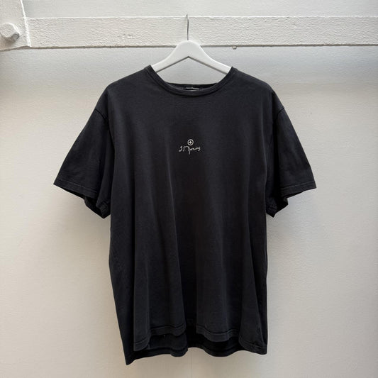 Stone Island Denims Vintage 2000s Logo T-Shirt – Washed Black (L)