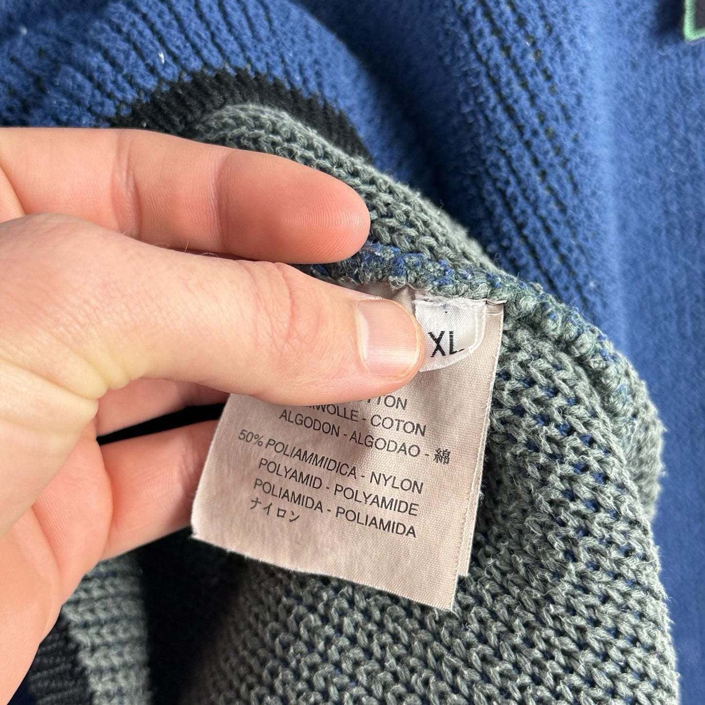 1999 Stone Island Knit Zip Jumper (XL)