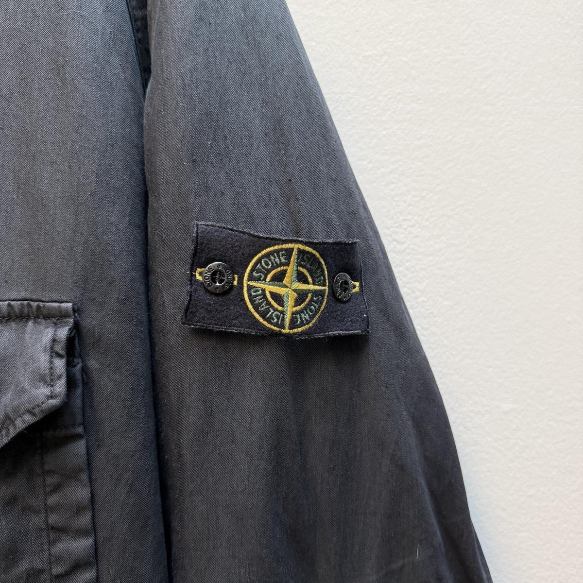 Vintage Stone Island Lino Flax Dutch Rope Jacket – Black (XL)