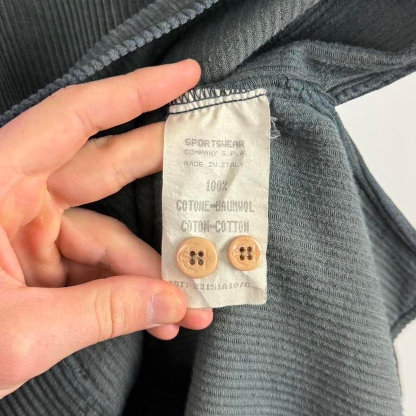 1995 Stone Island Corduroy Overshirt (M)