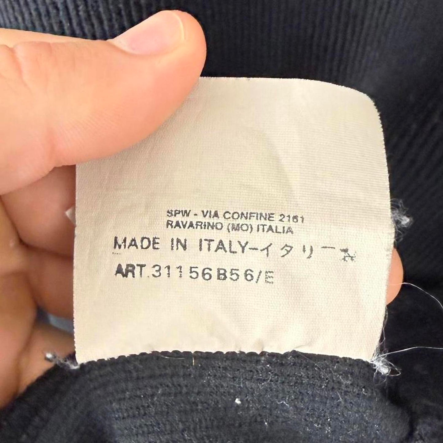 Stone Island Ribbed Wool Mock Neck Knit Black (XL)