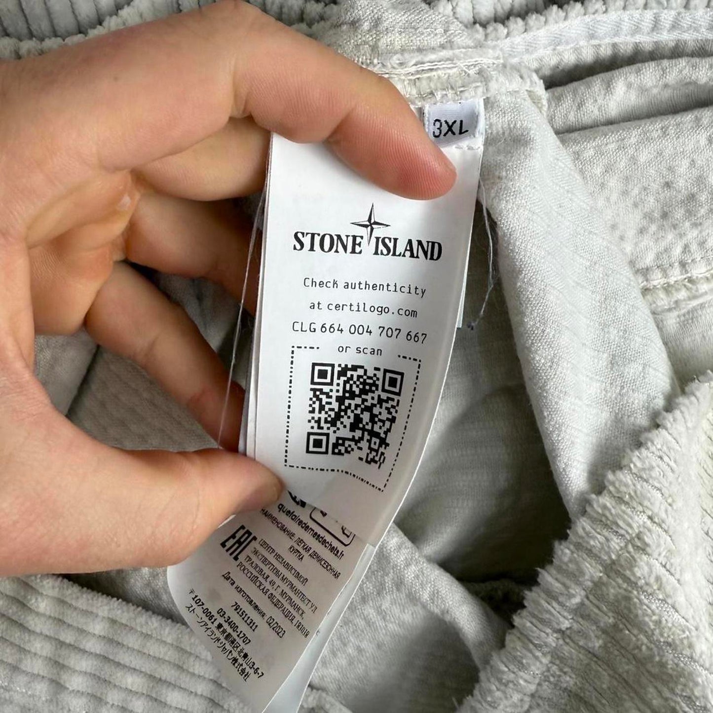 Stone Island Corduroy Overshirt (3XL)