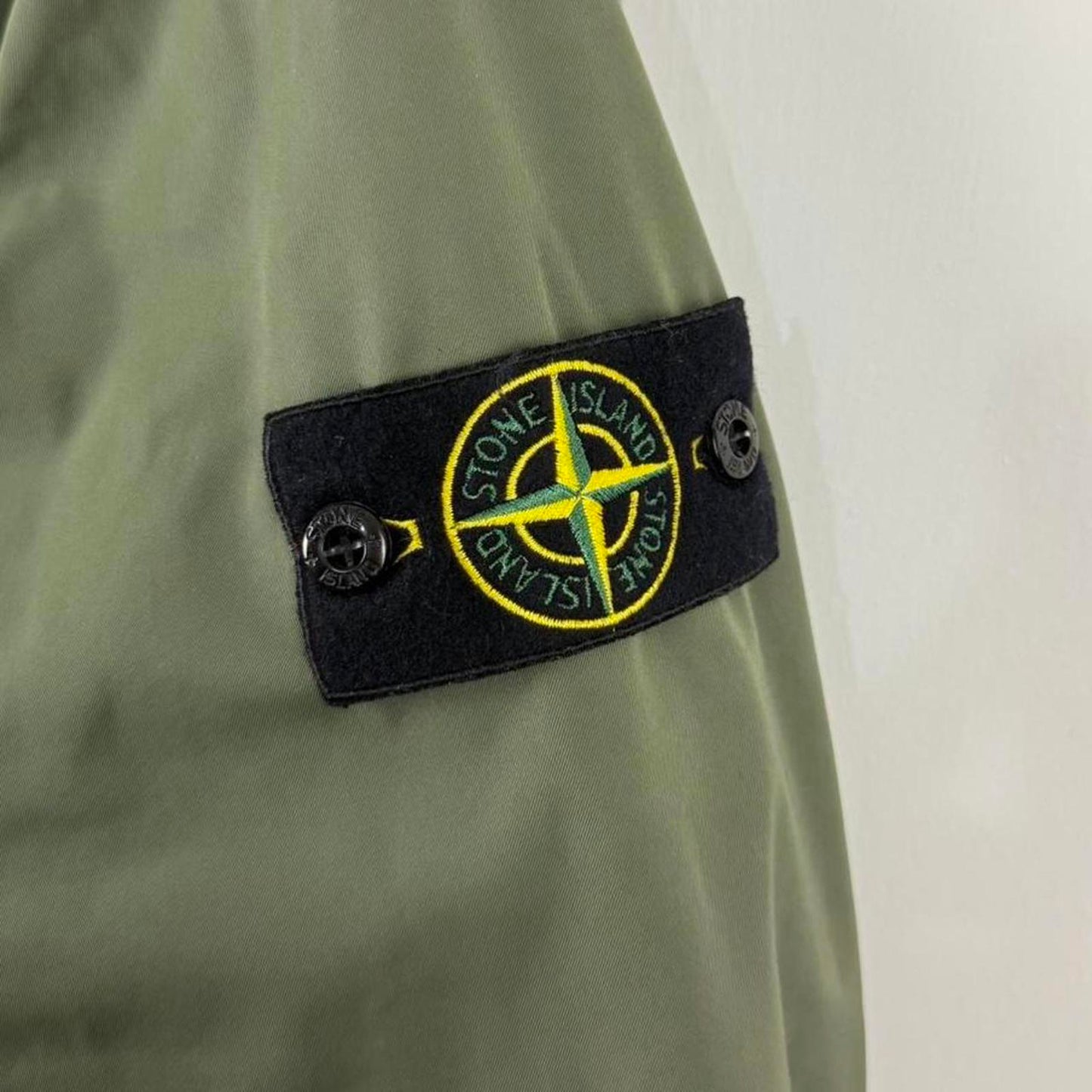 Stone Island Micro Twill Jacket Green (XL)