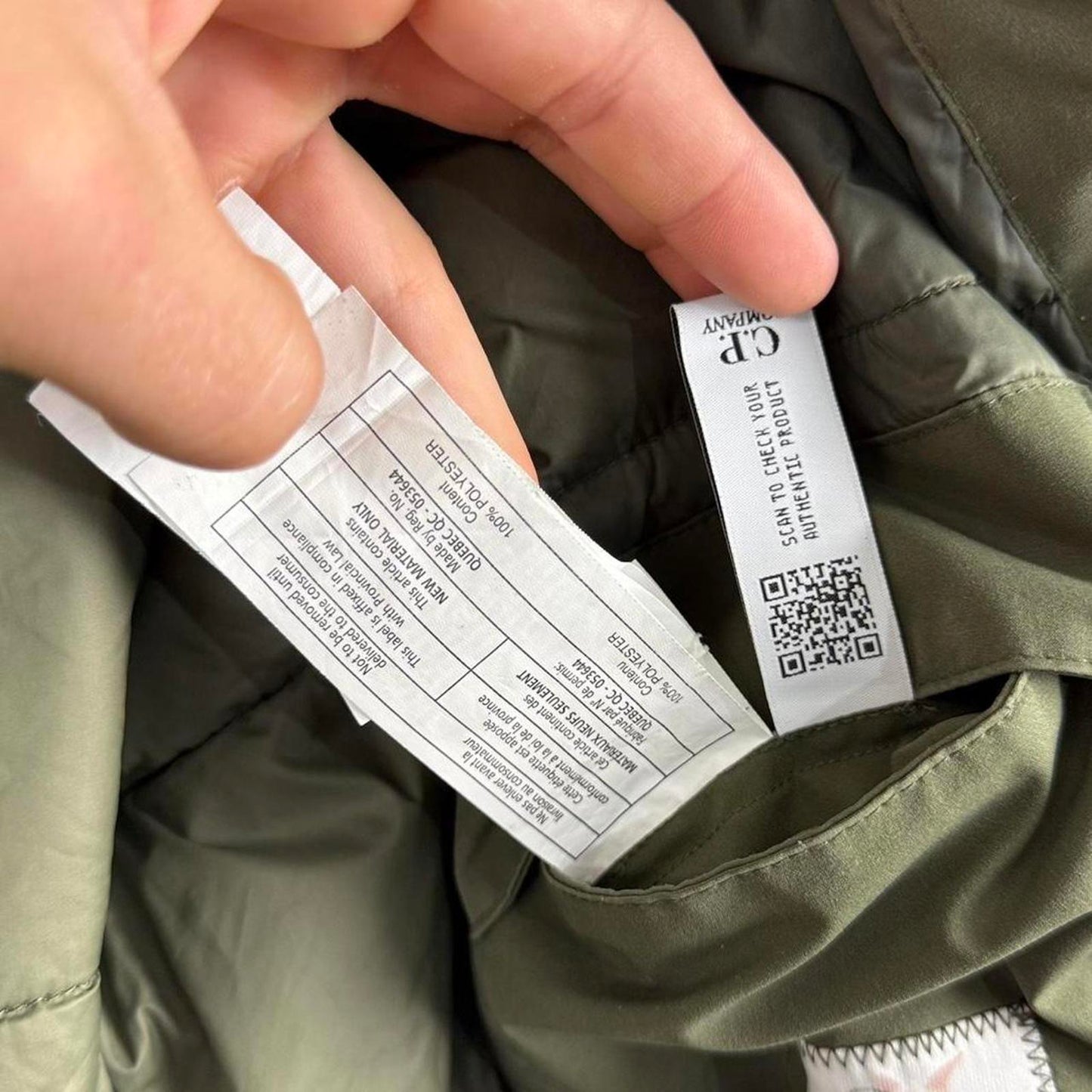 C.P. Company Pro-Tek Primaloft Jacket Olive Green (S)