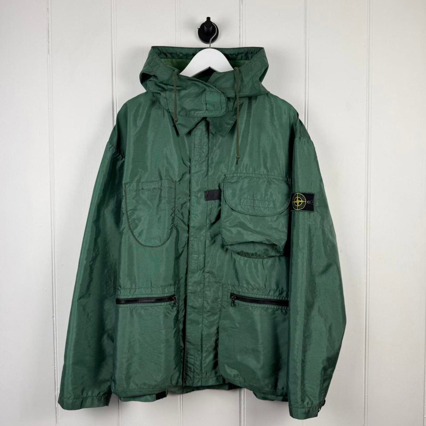 Stone Island Formula Steel Jacket Bottle Green – Size XL (Tailored, Fits L)