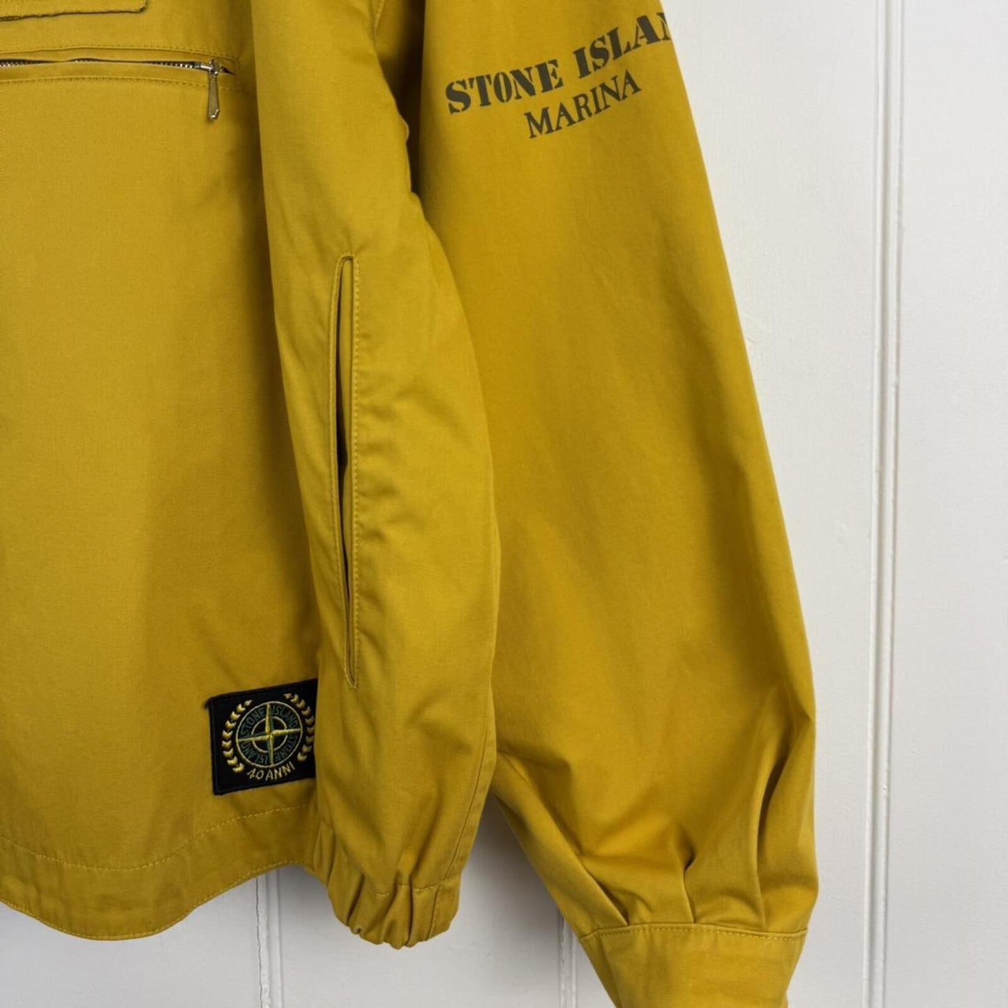 Stone Island Marina 40th Anniversary Jacket Smock Pullover Yellow – Size Medium