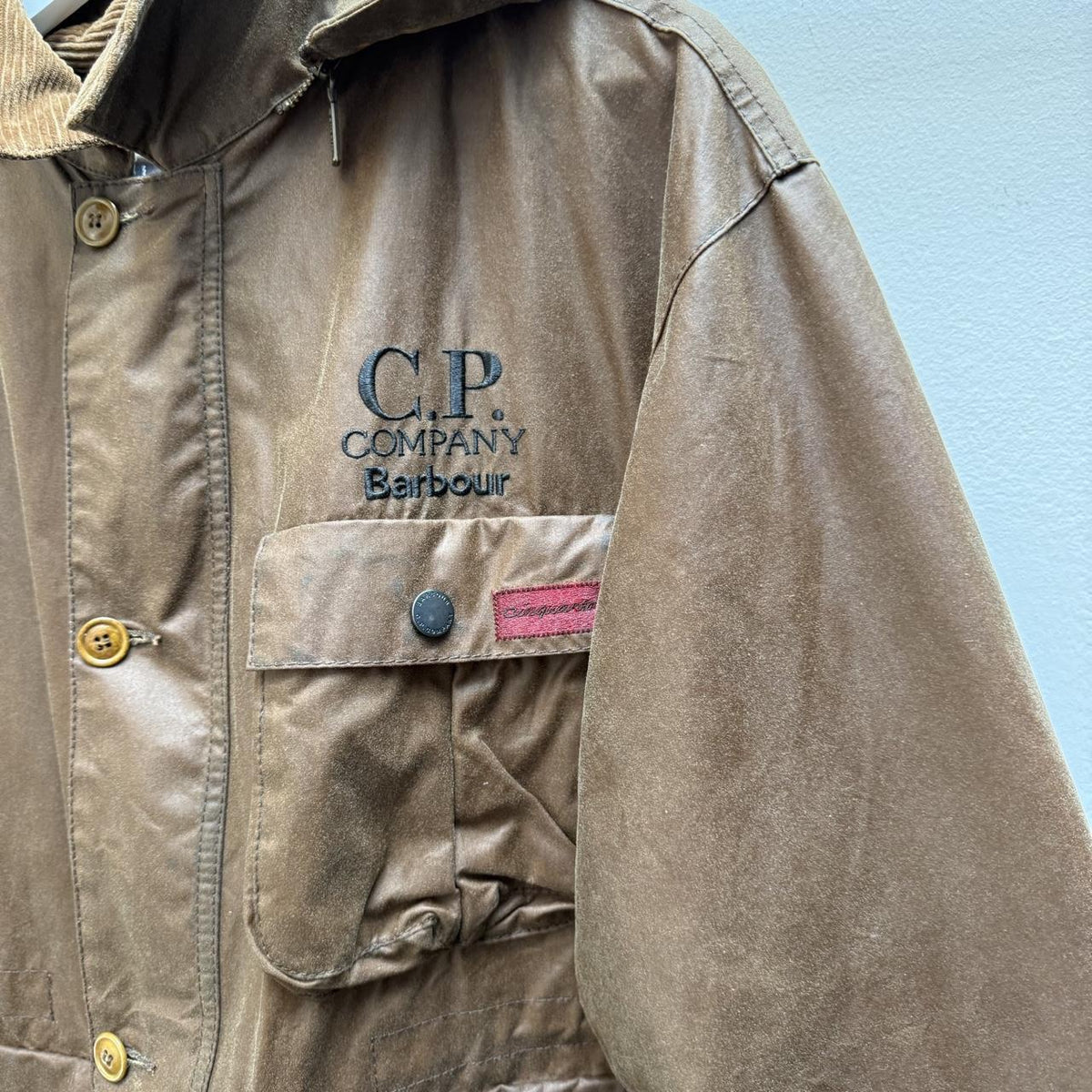 C.P. Company x Barbour Mille Miglia Wax Jacket (L)