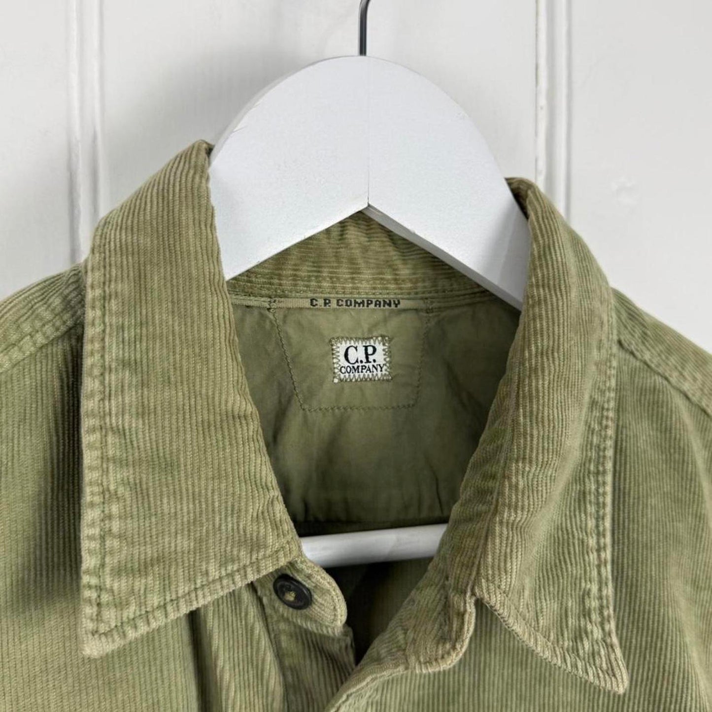 C.P. Company Corduroy Overshirt Olive (M)