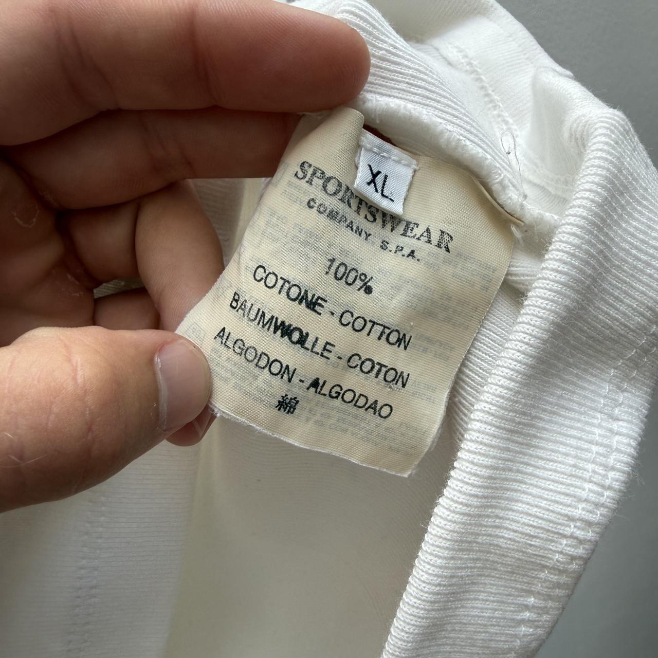 Early 00’s Stone Island Ribbed Cotton Logo T-shirt (L)