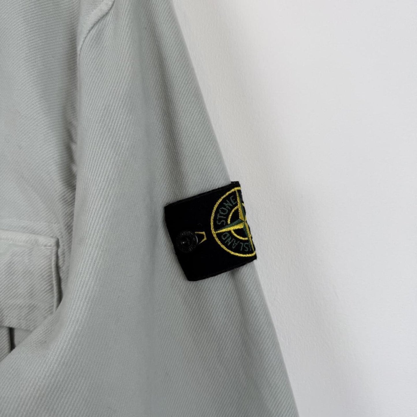 Stone Island Heavyweight Overshirt Jacket Sage Green (M)