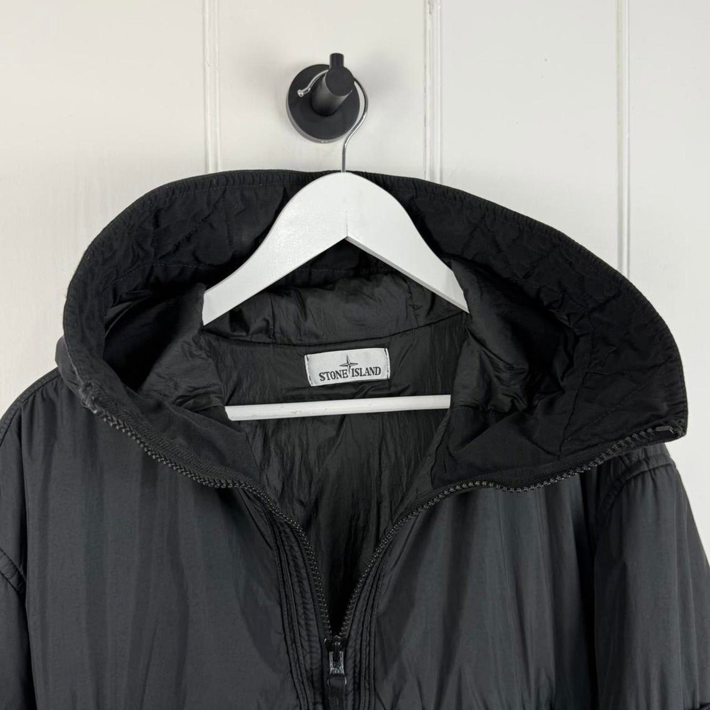Stone Island Crinkle Reps NY Down Jacket Black (3XL)