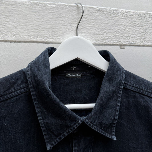 Stone Island Heavy Cotton Button Up Shirt (XL)