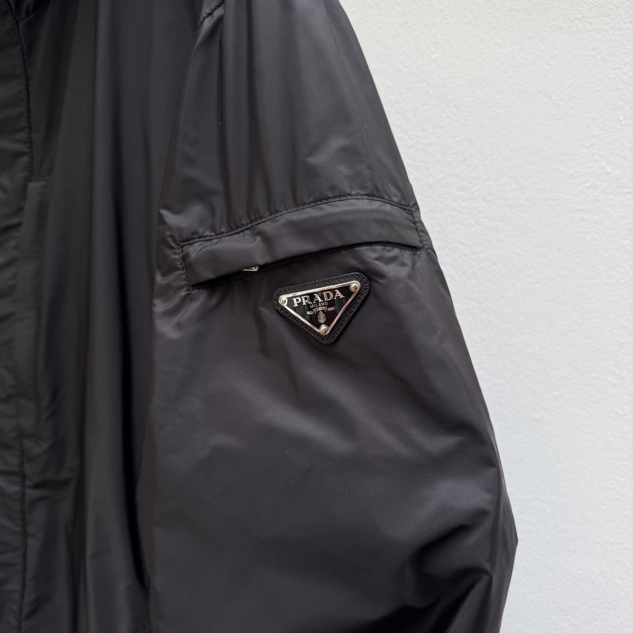 Prada Milano Windbreaker Jacket in Black (M/L)