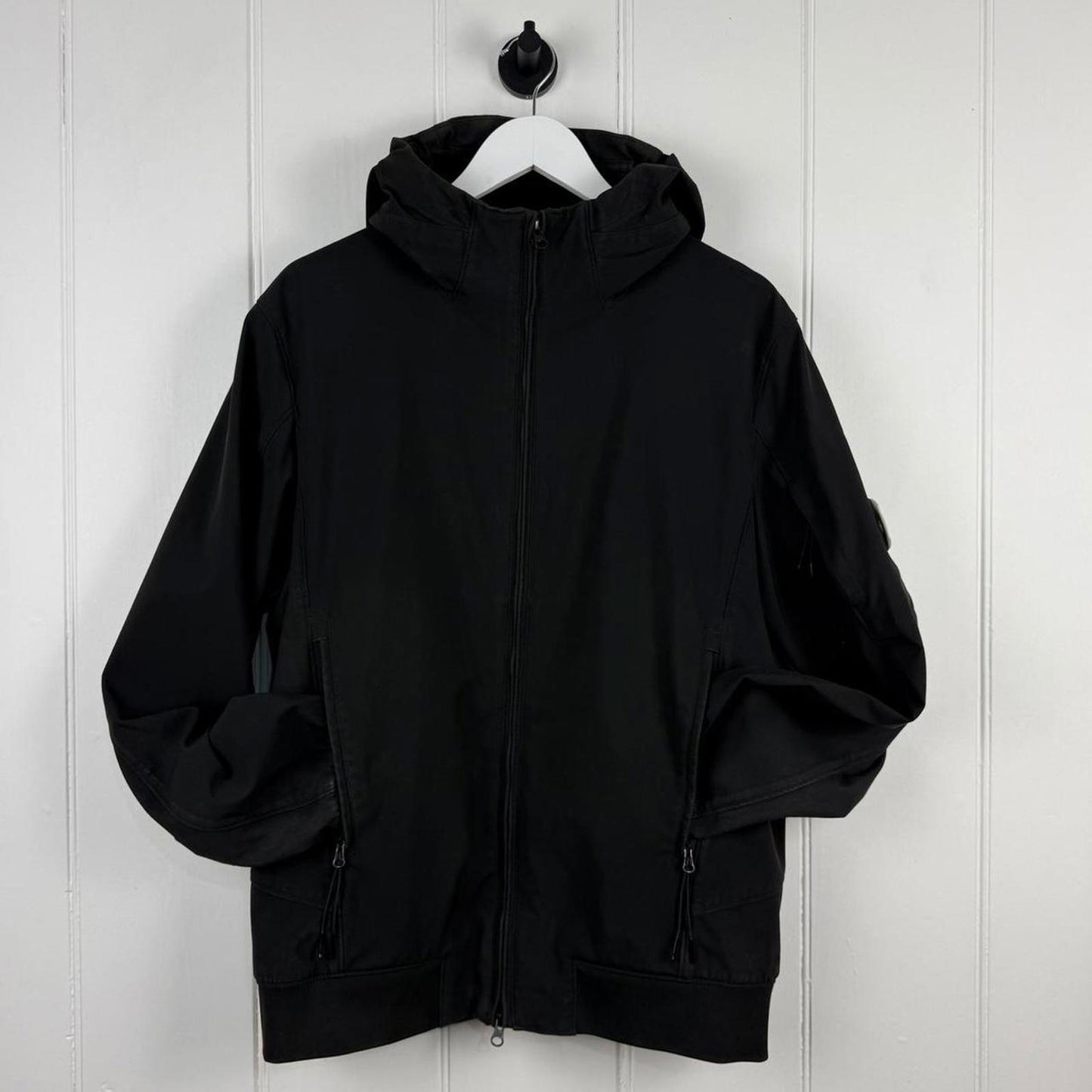 C.P. Company Soft Shell-R Lens Jacket Black (M)
