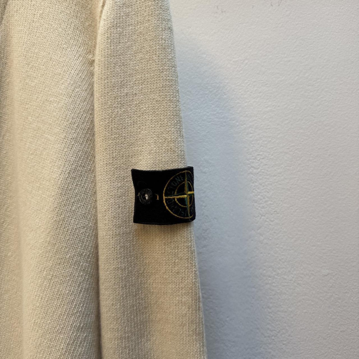 Stone Island Wool Knit Quarter Button Jumper (L)