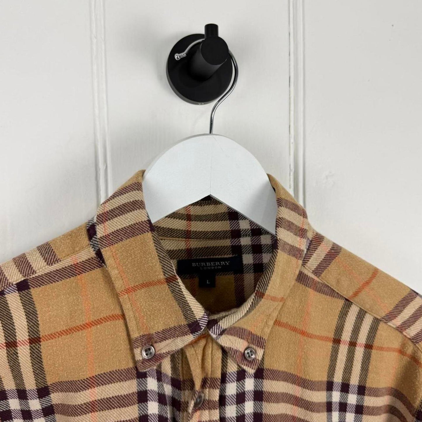 Burberry London Nova Check Button Down Shirt (L)