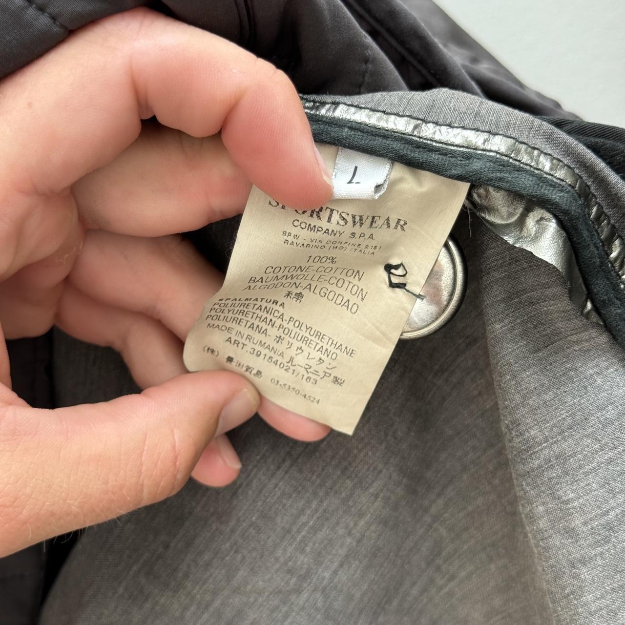 Early 00’s Stone Island Dutch Rope Raso Parka Jacket in Black (L)