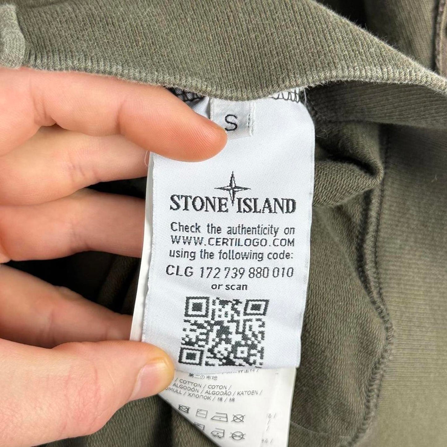 Stone Island Ghost Zip Jumper (S)