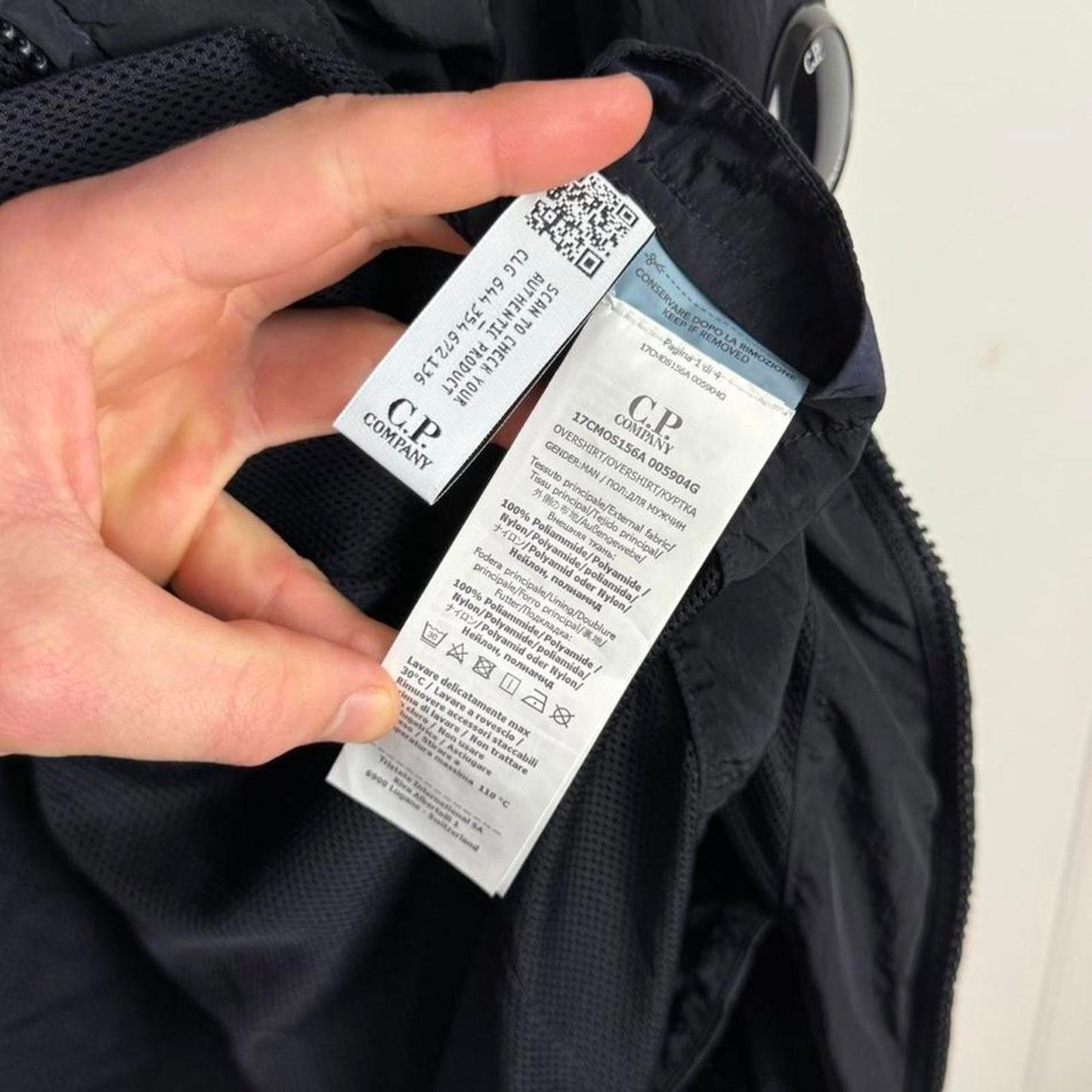 C.P. Company Chrome-R Hooded Jacket Black (M/L)