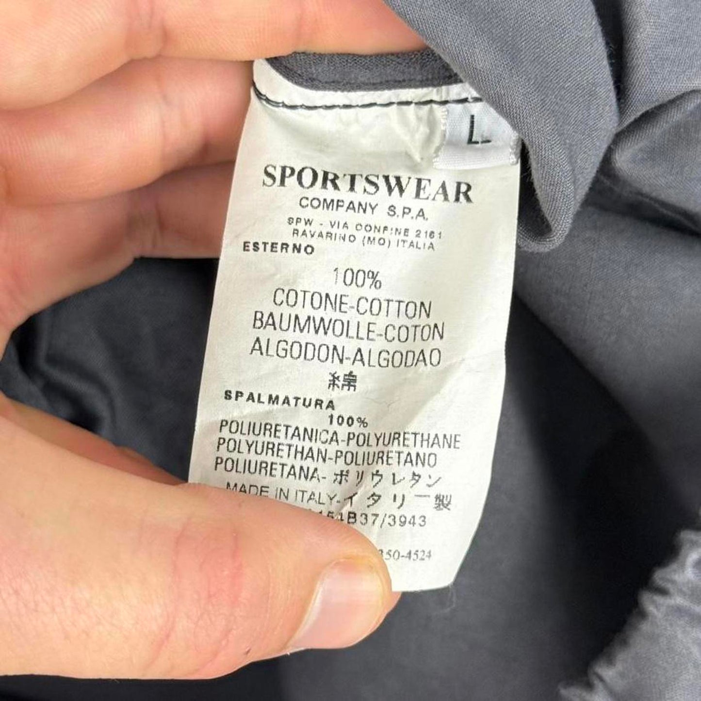 Stone Island Coated Cotton Hooded Jacket (L)