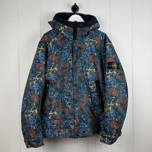 Stone Island Raso Gommato OVD Camo Print Jacket (3XL)