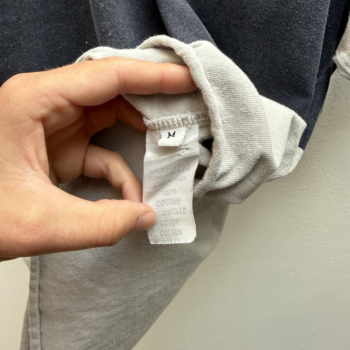 90’s Stone Island Spell-out Polo Shirt (M)
