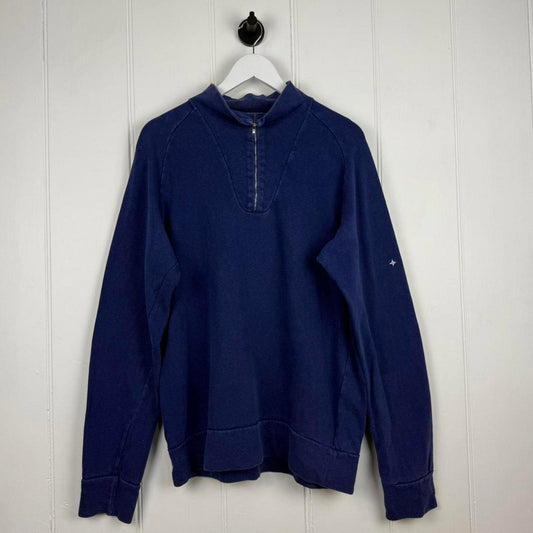 Stone Island Denim Collection Quarter-Zip Sweat (L)