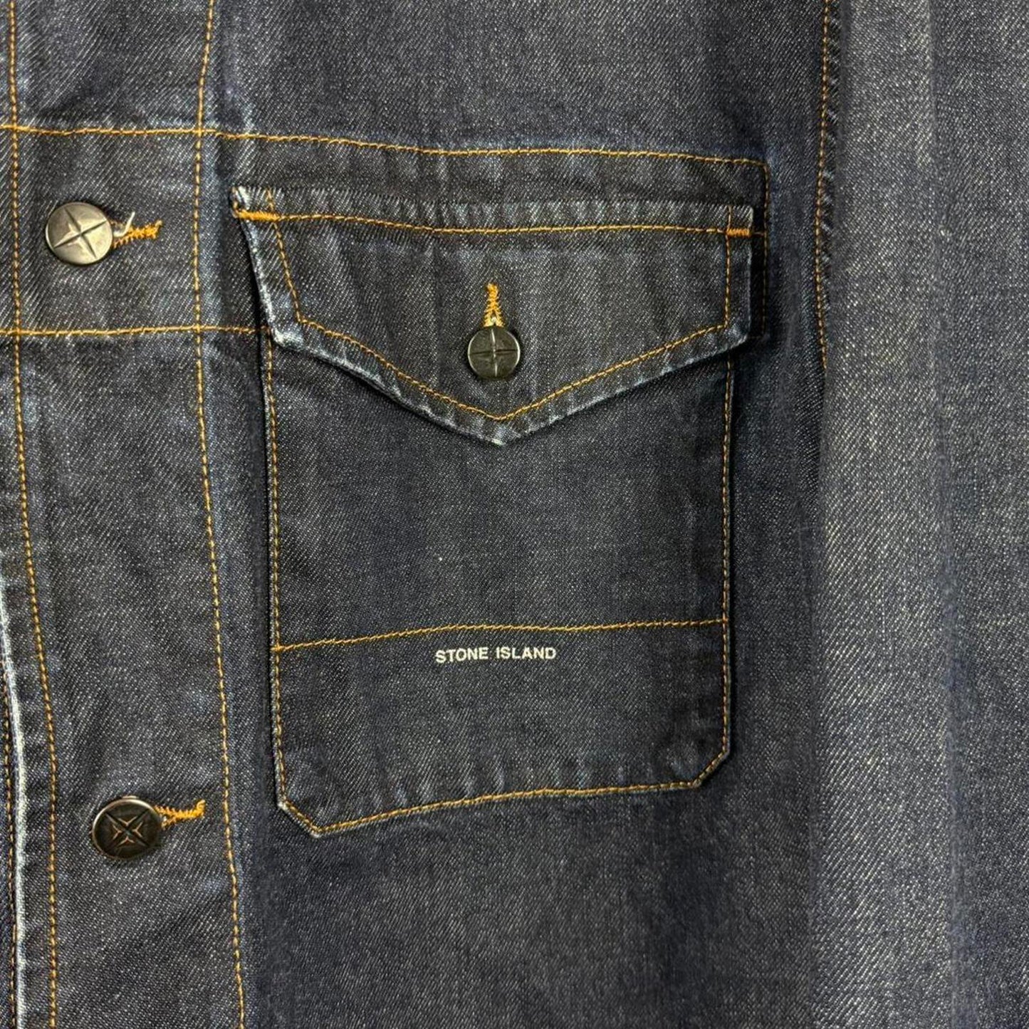 Stone Island Denim Jacket (XXL)