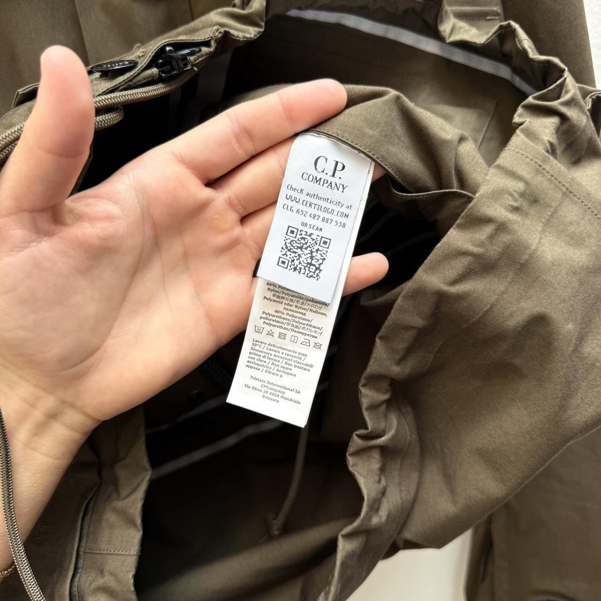 C.P. Company La Mille Ventile Goggle Jacket (XL)