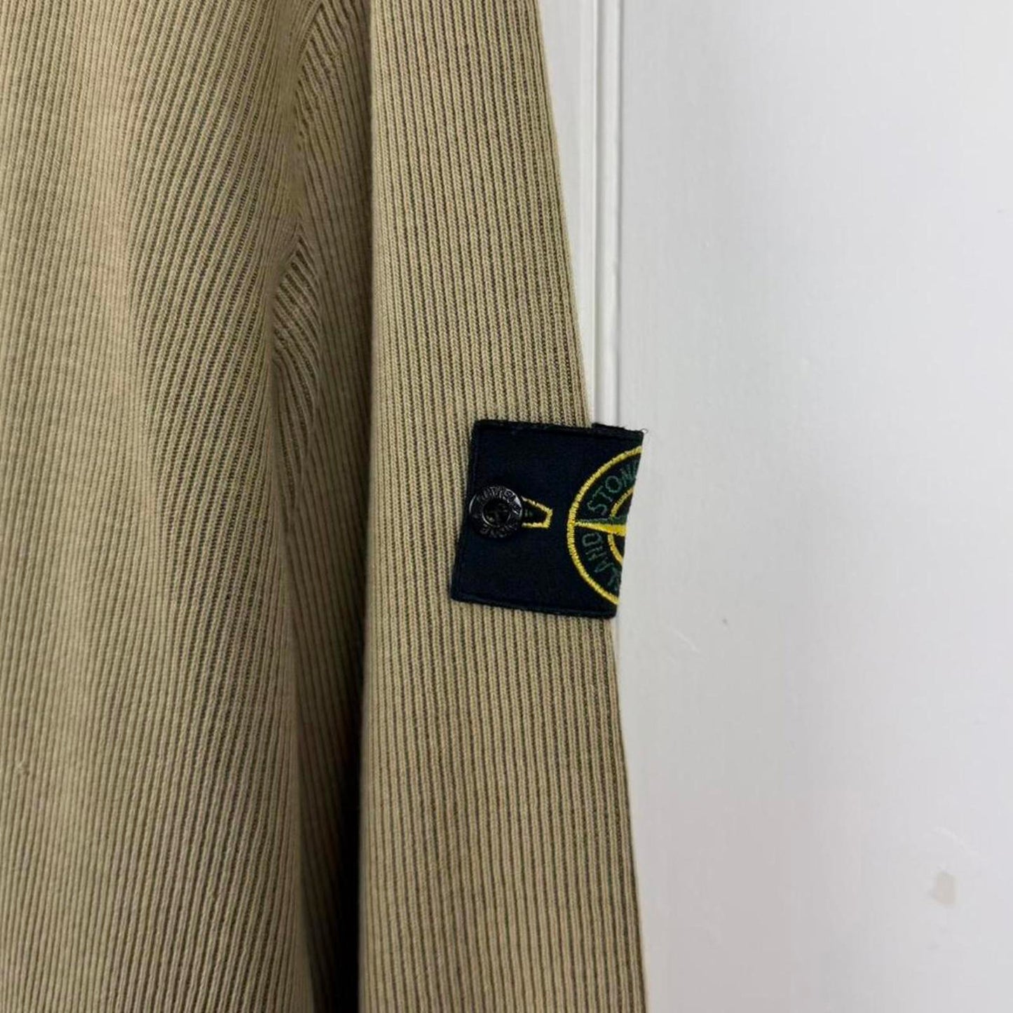 2000's Stone Island Ribbed Full Zip Hoodie (M)