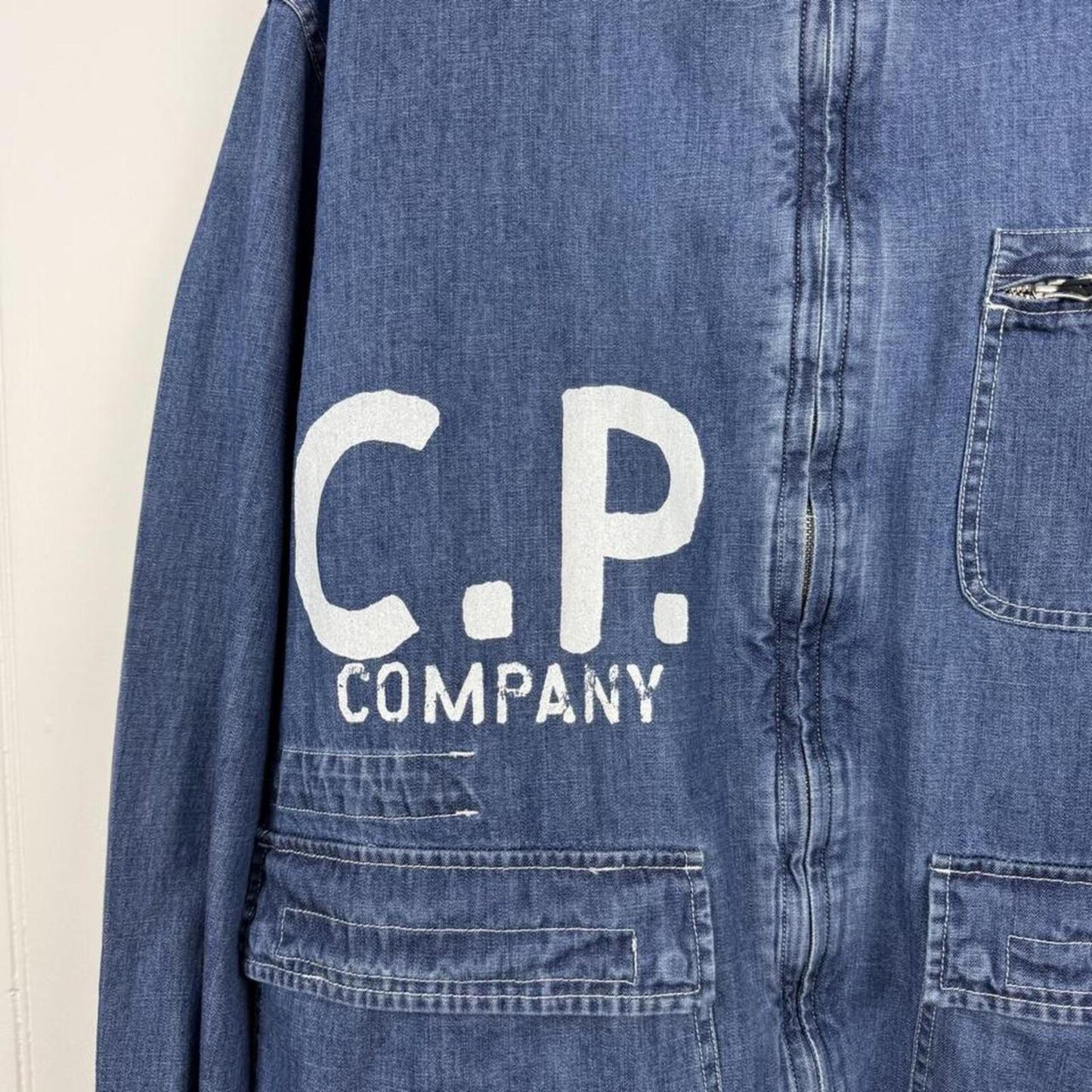 C.P. Company BLU Goggle Denim Jacket (XXL)