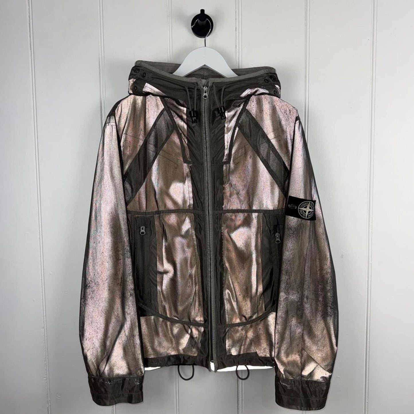 2007 Stone Island Reflective Mesh Jacket (L)