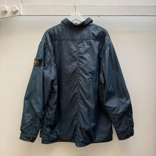 1990s Stone Island Green Edge Overshirt Jacket (XL)