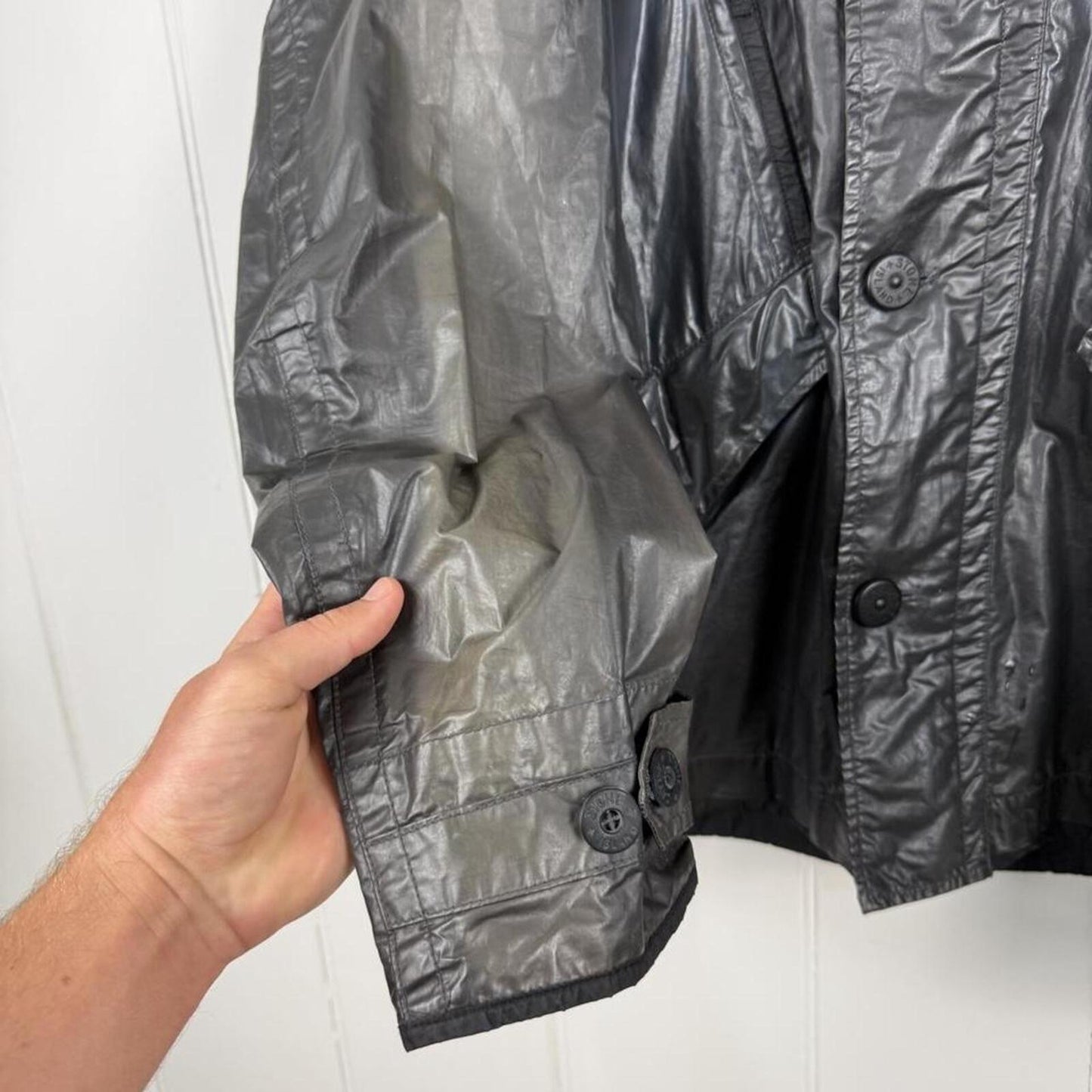 Stone Island Marina Heat Reactive Jacket Black / Blue (XL)