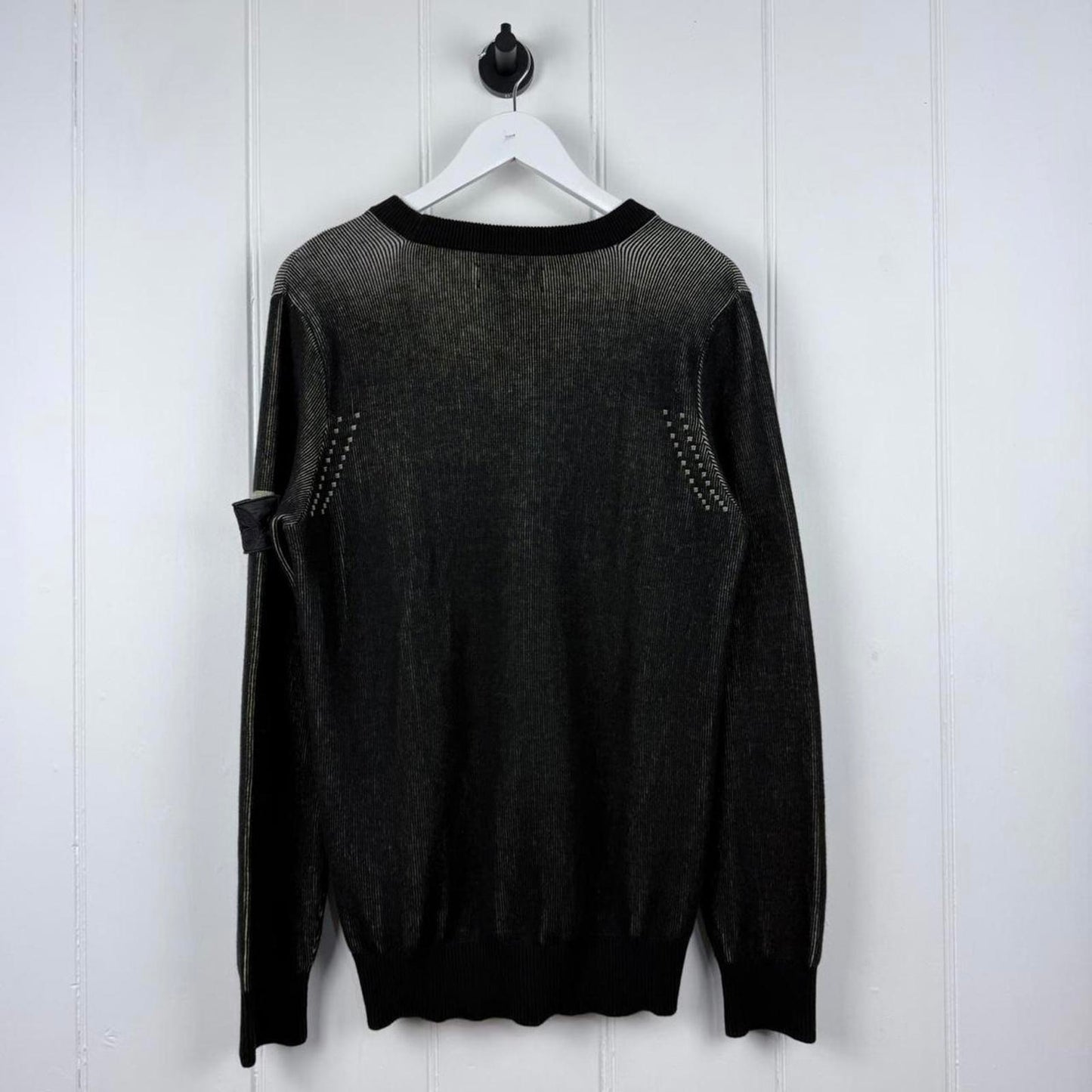 Stone Island Shadow Project Ribbed Cotton Jumper (M)
