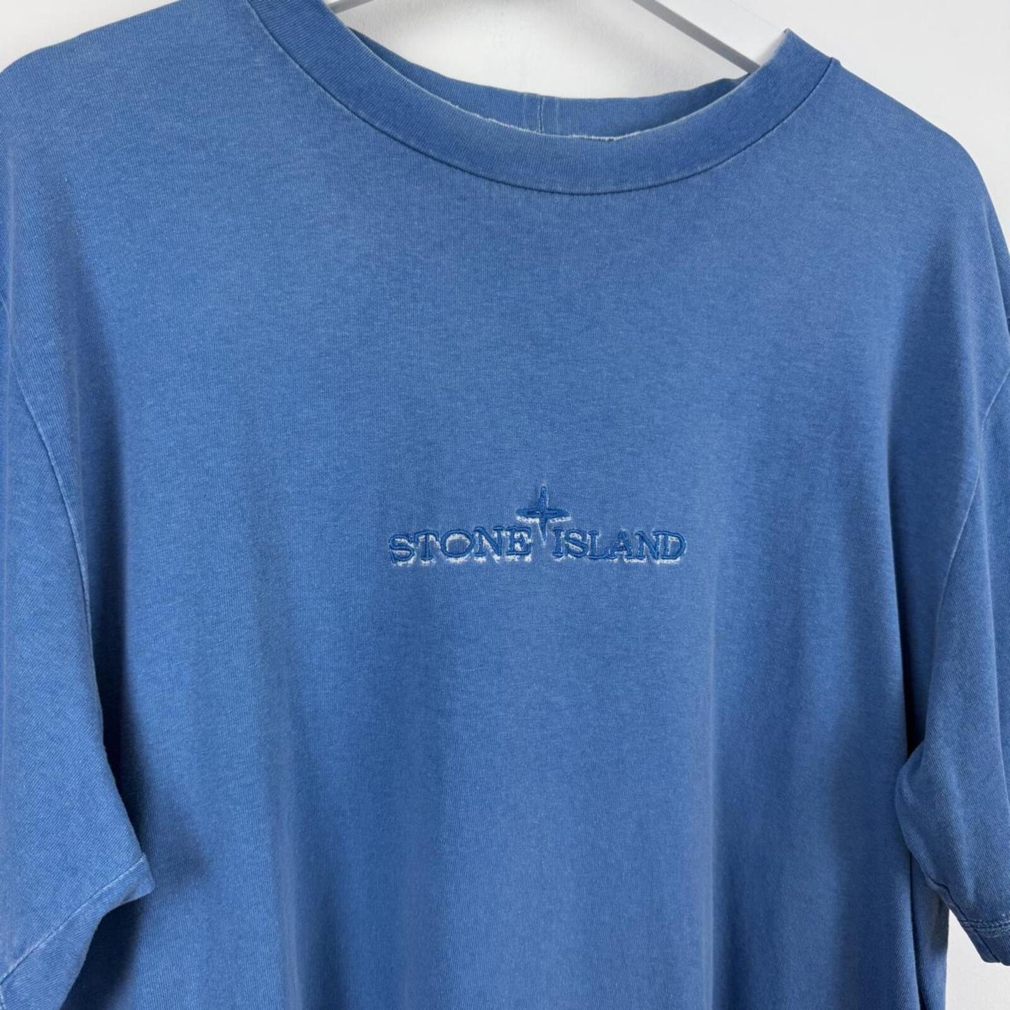 Stone Island Logo T-Shirt Sky Blue (XL)