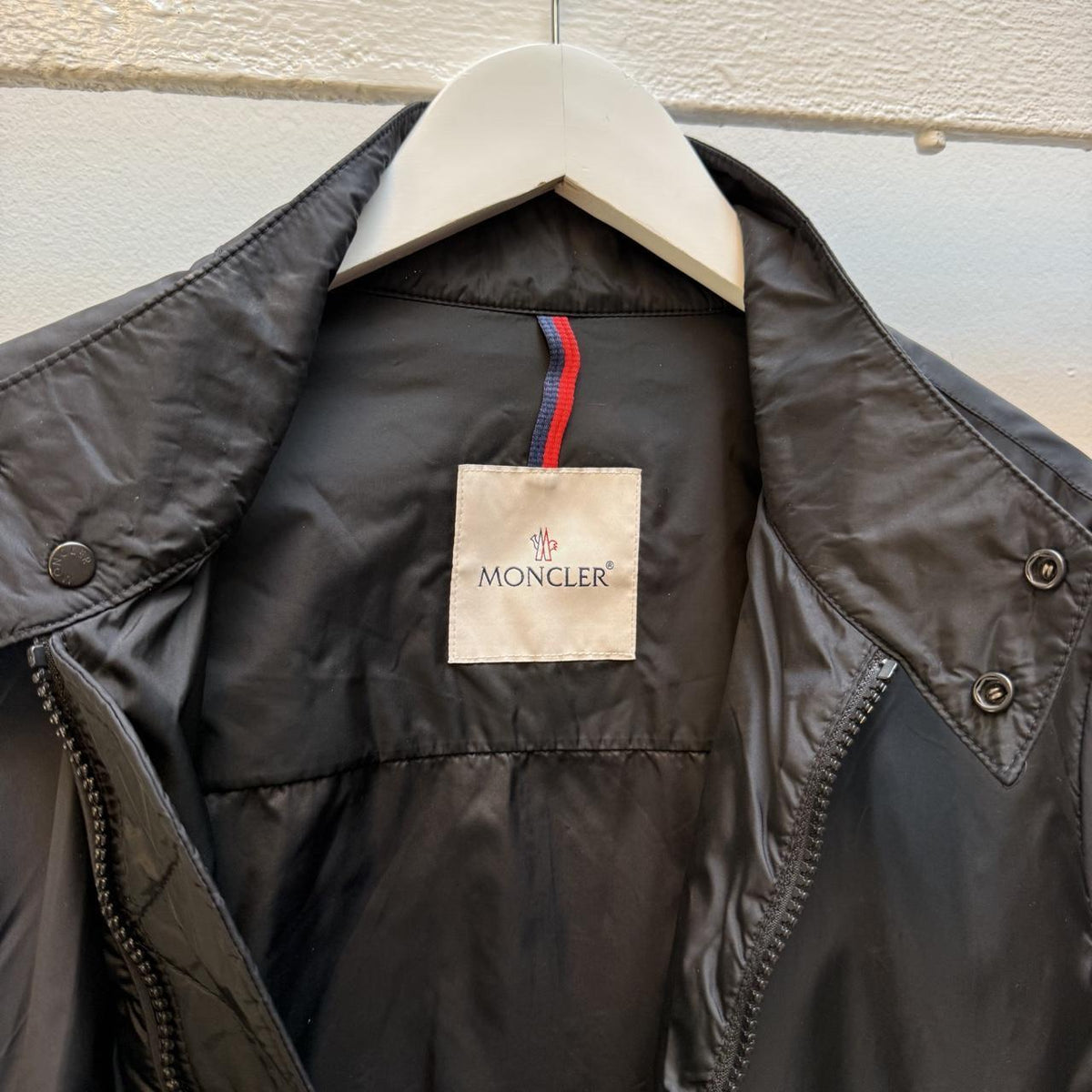 Moncler Lamy Lightweight Nylon Bomber Jacket (L)