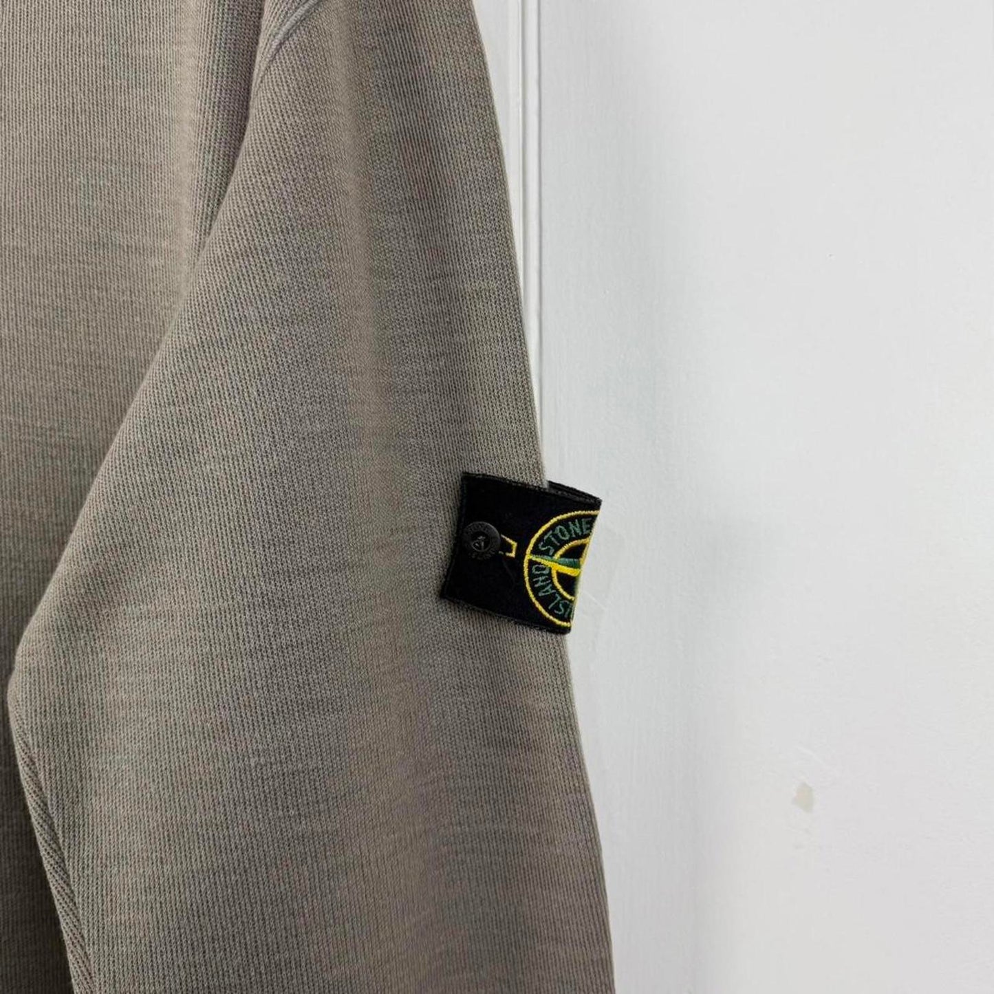 Stone Island Half-Zip Heavy Jersey Sweat Taupe (L)