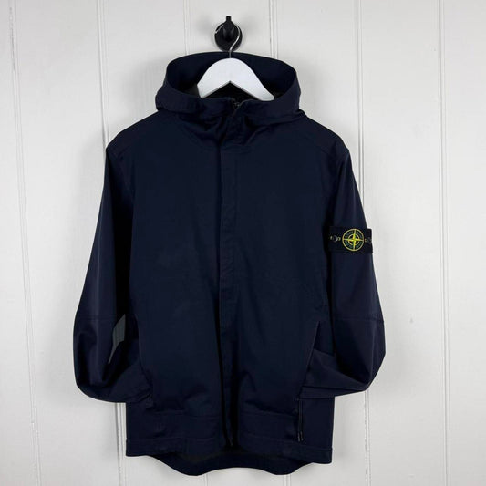Stone Island Light Soft Shell Jacket Navy (M)