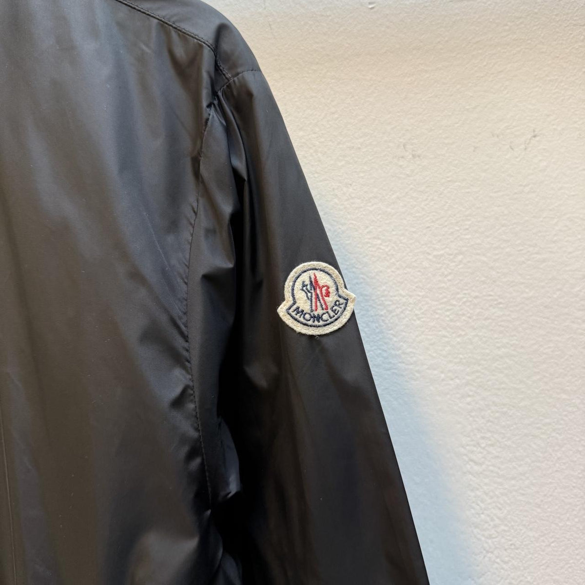Moncler Lamy Lightweight Nylon Bomber Jacket (L)