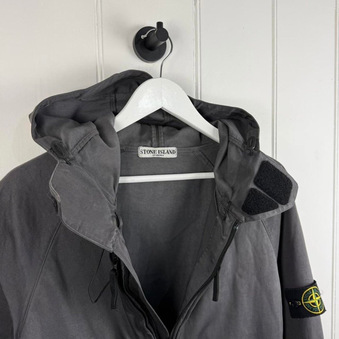 Stone Island Coated Cotton Hooded Jacket (L)