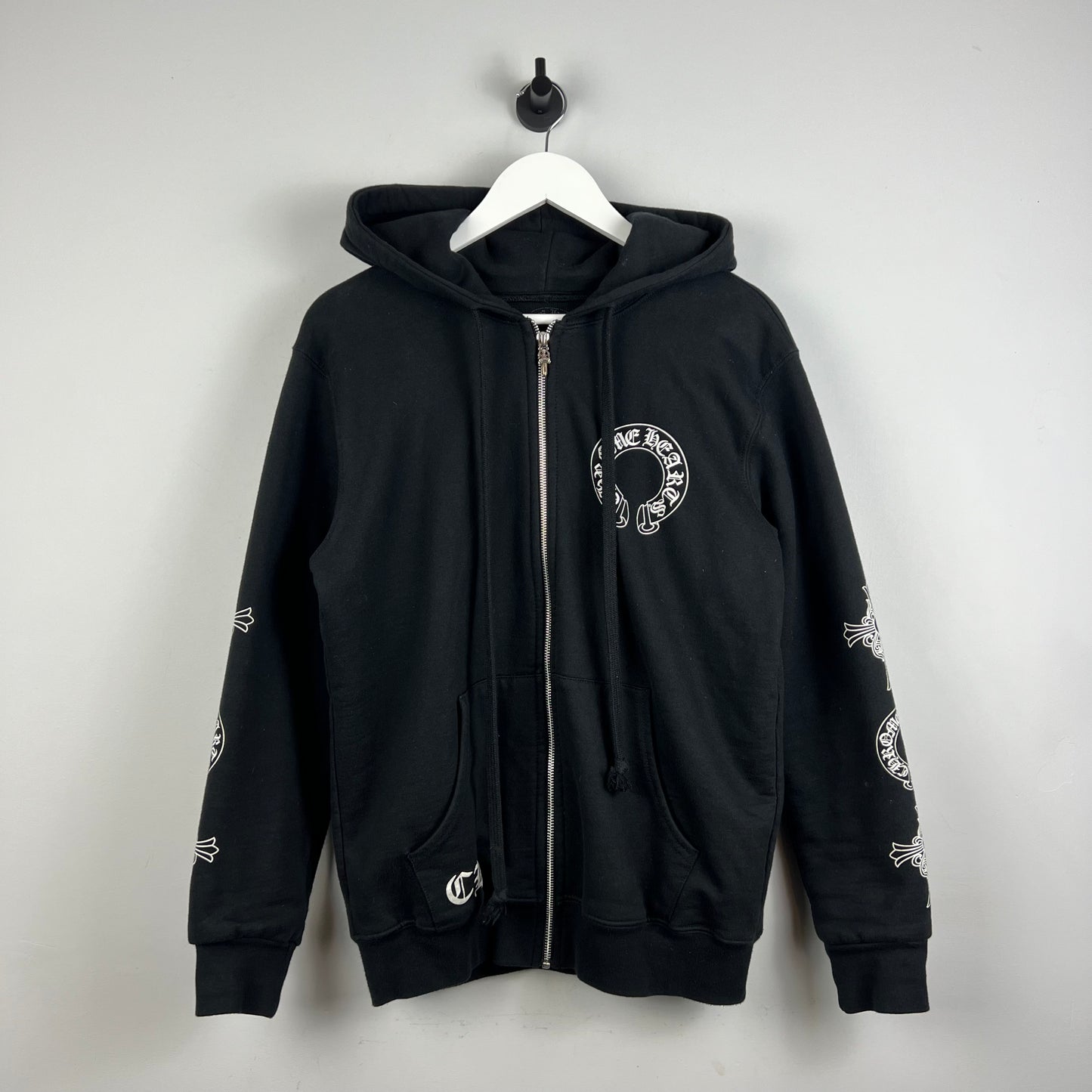 Chrome Hearts Floral Cross Logo Hoodie (M)
